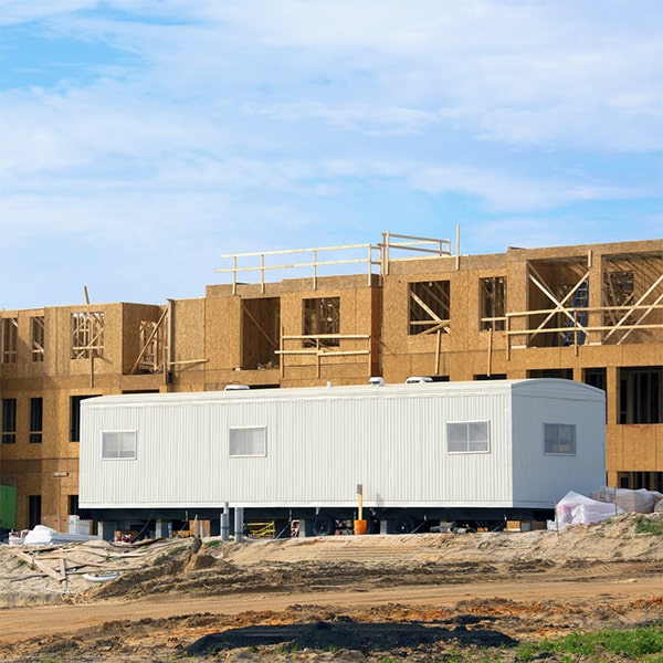 construction site office trailers can be customized to include specific features and amenities to meet your project's requirements